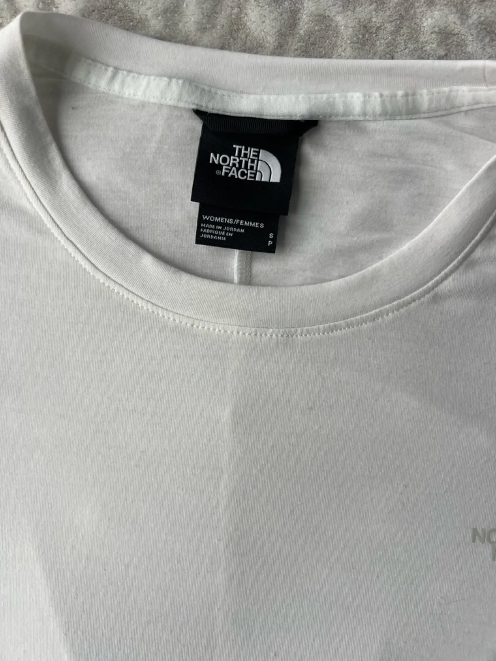 The North Face Women's White Crewneck Tee with Tie Knot Back | Size S - Picture 4 of 10
